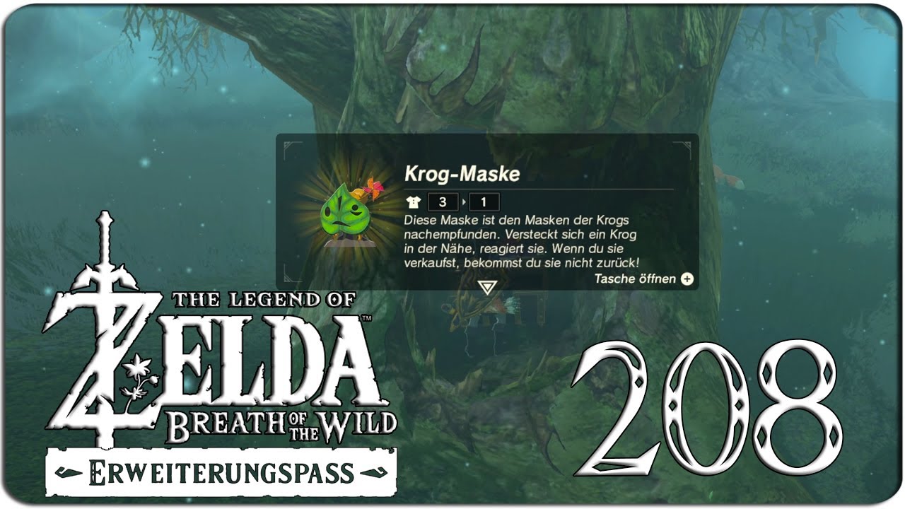 Zelda Breath Of The Wild Krog Maske Die geheimnisvolle Krog Maske #208 THE LEGEND OF ZELDA: BREATH OF THE