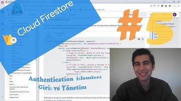 Firebase Serisi(CloudFirestore) -  Authentication ile Giriş ve Yönetim İşlemleri #5