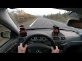 Mercedes E55 AMG top speed 313km/h