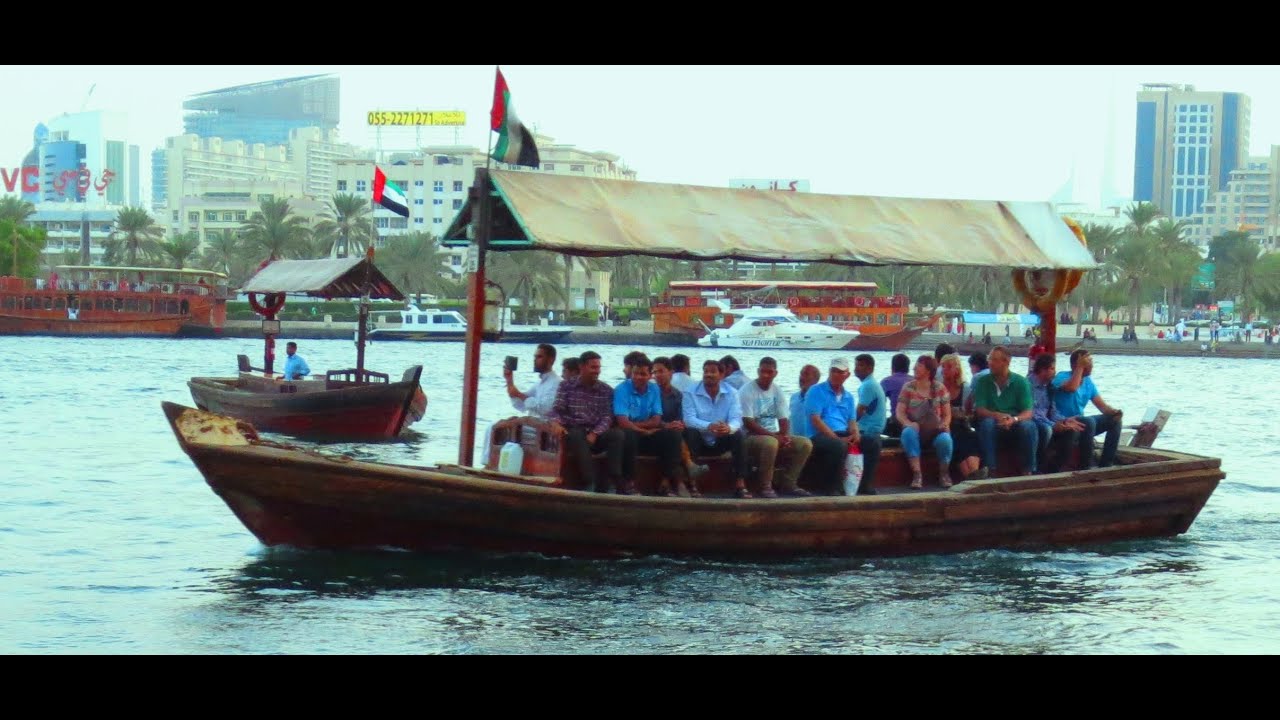 ABRA DUBAI - Wooden Boat Ride - Dubai Creek - YouTube