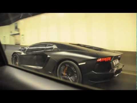 Lamborghini Aventador LP700-4 and Ferrari 458 Italia in Tunnel (Basis of Veneno)