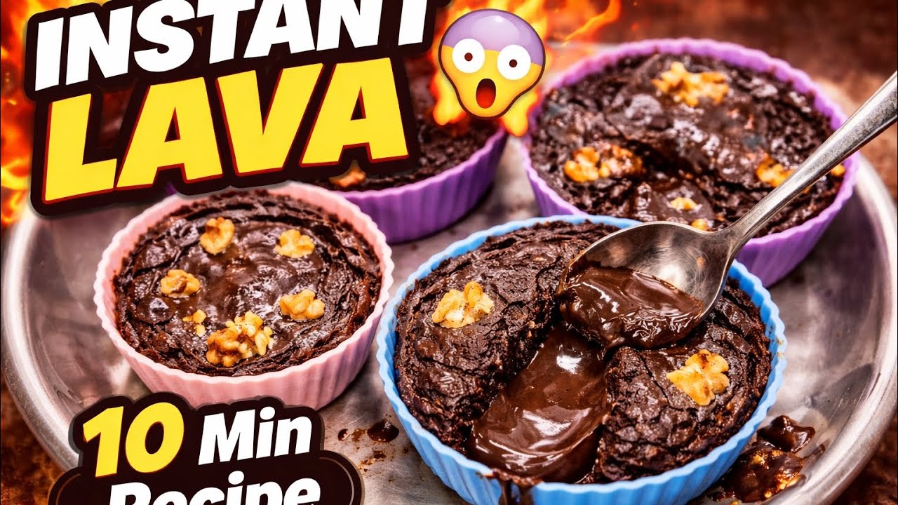 Choco Lava Cake Recipe|Instant Lava Cake useOven