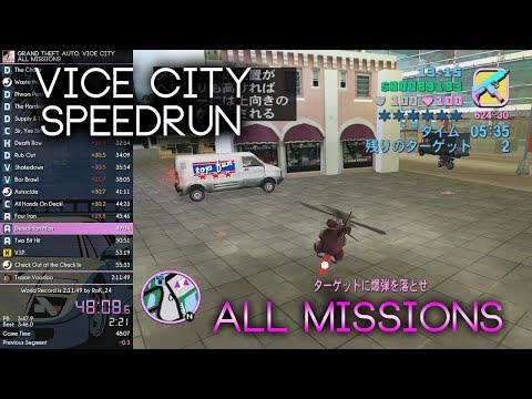 GTA Vice City Speedrun - All Missions - 2:11:30 [PB]