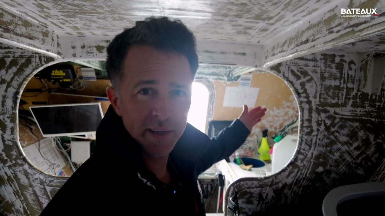 ⁣À l’intérieur d’un Ocean Fifty 🚀 vie à bord et poste de navigation en course