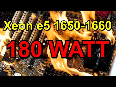 Энергопотребление процессора Xeon e5 1650-1660 на Китайской плате. (СТОК & РАЗГОН)