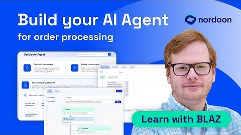 Tutorial: How to build an AI Agent for automated order processing 📦
