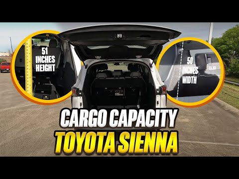 2021 2023 Toyota Sienna True Cargo