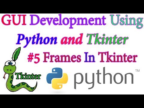 Frames in Tkinter - Python GUI using Tkinter In Hindi #5