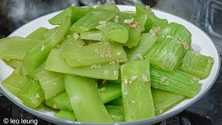 Stir Fried Celtuce