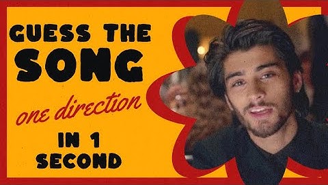 GUESS THE ONE DIRECTION SONG IN 1 SECOND 🎸 🎤 | Song Quiz