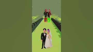 Can Rumi and Jinu Win?! 🤔 | Build a Queen Run Challenge 👑 Rumi VS Mira & Romance Battle 💞 #shorts