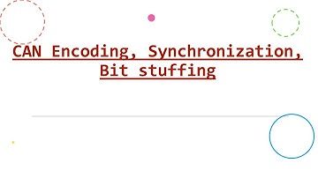 10 - CAN NRZ Encoding, bit stuffing, Synchronization