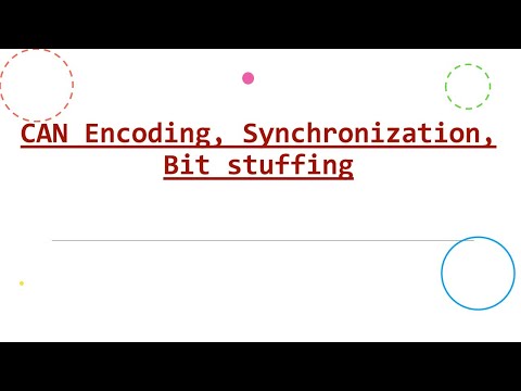10 - CAN NRZ Encoding, bit stuffing, Synchronization