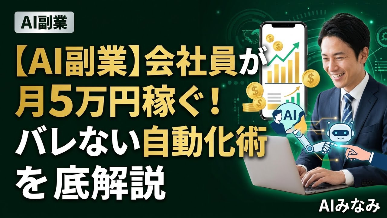 【会社員がバレずにAIで月3万円を作る方法｜30日実践講座】 初心者がAIで月3万円稼ぐ方法—note・Vrew・Canva、今週から始められる ビジネス・経済