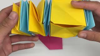 Origami Expanding Block Tower