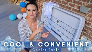 Folding Ice Cooler Table Setup | Is It Worth Buying?