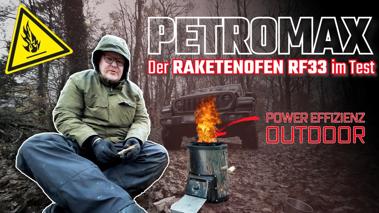 Raketenofen im Test: Petromax RF33 überzeugt! 🔥 #adventure #overlanding
