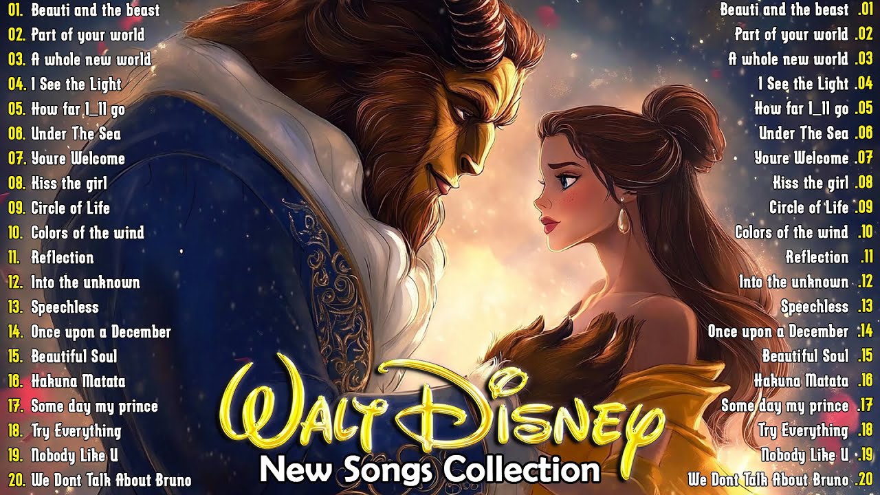 Walt Disney Songs Collection with Lyrics 2025 🛕 The Most Romantic Disney Songs - Disney Soundtracks