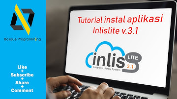 Cara install Inlislite v3.1 portable dengan mudah