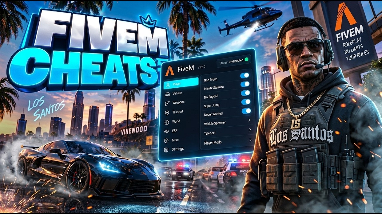 Best FiveM Cheat 2026 / PlayerESP + AimLock + Lua / PC - YouTube