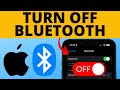 How to Turn OFF Bluetooth on iPhone
