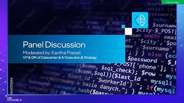 Panel Discussion | Performance or Productivity in AI | Intel Innovation 2022