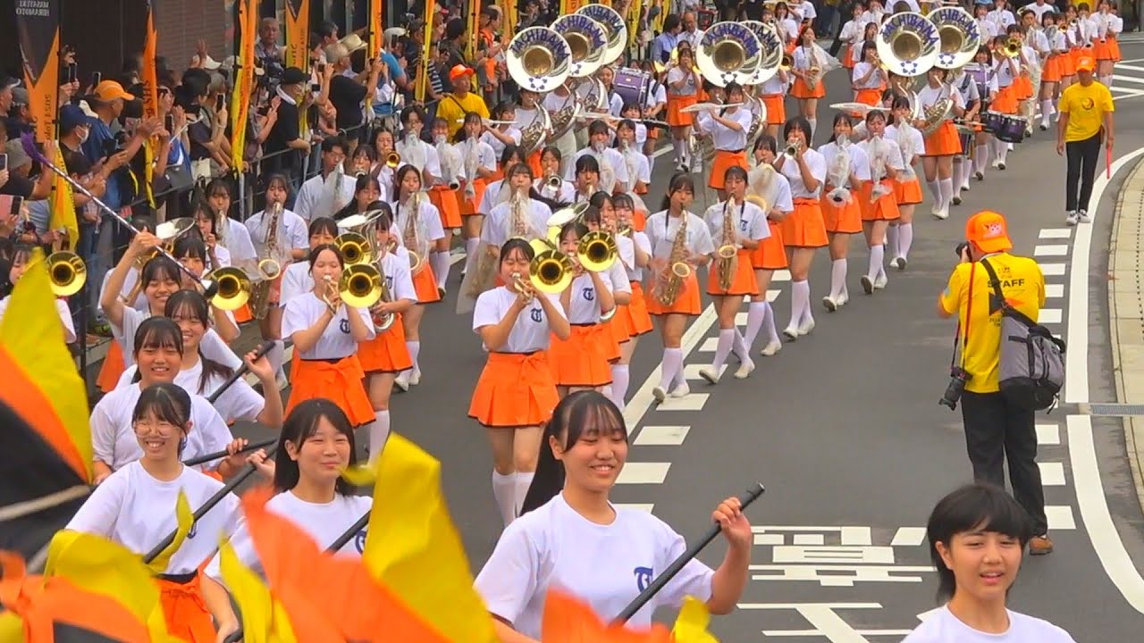 常滑市制70周年記念パレード 京都橘高校吹奏楽部  Kyoto Tachibana SHS Band