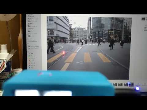 M5StickVで死角から来た歩行者も検知してみた(Detecting people which come from blind spot.)