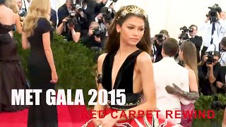 Red Carpet Rewind MET GALA 2015 Celebrity Style - 4K Information