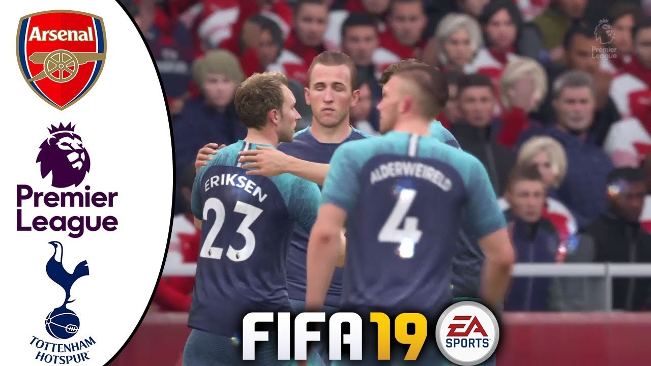 FIFA 19 Arsenal Vs Tottenham | Premier League 2018/19 | PS4 Full Match