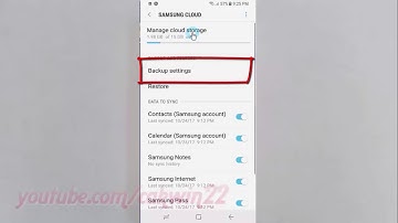 Android Nougat : How to Backup Home Screen to Samsung Cloud in Samsung Galaxy S8 or S8+