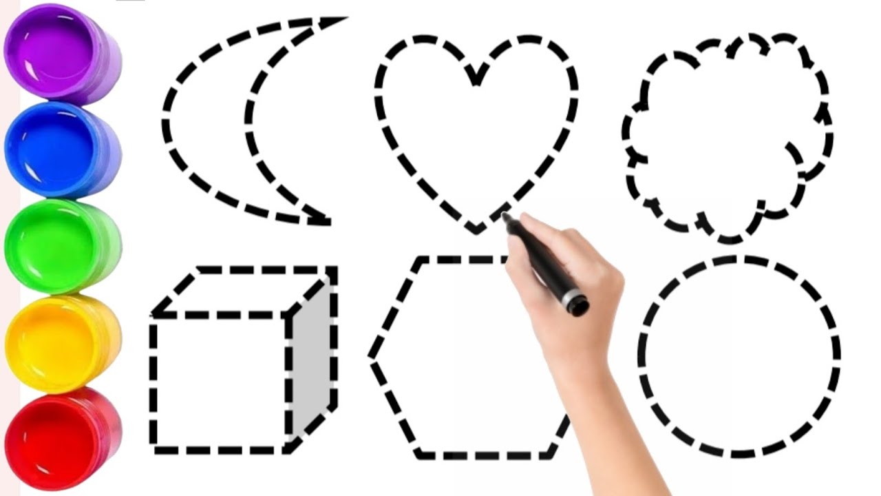 Fun Shapes Song for Kids | Learn 2D Shapes & Colors | Preschool & Kindergarten 553