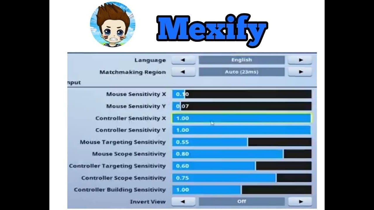 MEXIFY New Fortnite *SETTINGS* Season 8!!!