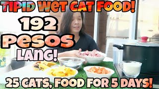 Tipid Homemade cat wet Food Recipe! balance diet!