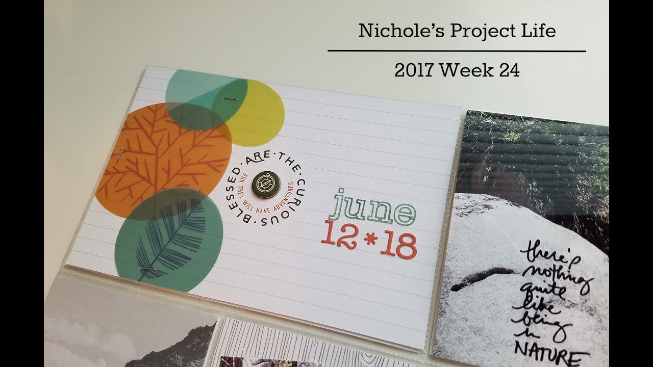 Project Life 2017 | Week 24 | Ali Edwards Story Kit | Studio Calico