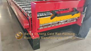 T1034 Philippines trapezoidal roll forming machine