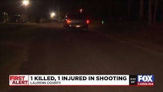 1 dead, 1 injured following Laurens County shooting, deputies say