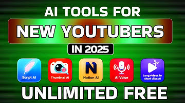 5 Free AI Tools to Create Pro Level Upgrade YouTube Videos For Small Creator