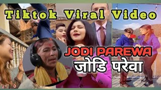 Jodi Parewa- Tiktok Viral Video || Kalaute n Musi's voice- Kathmandu Ko Mato Chha Balaute
