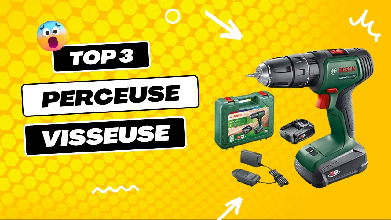 TOP 3 DES MEILLEURS PERCEUSE VISSEUSE SANS FIL 2023 & Test — free download