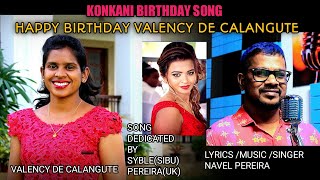 New Konkani Song 2021..Birthday Song By Navel Pereira...
