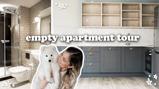Empty Apartment Tour! // small &amp; cozy