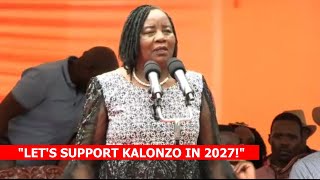 For The Sake Of My Husband Raila Let Us Support Kalonzo In 2027 Ida Odinga Begs Luos In Bondo