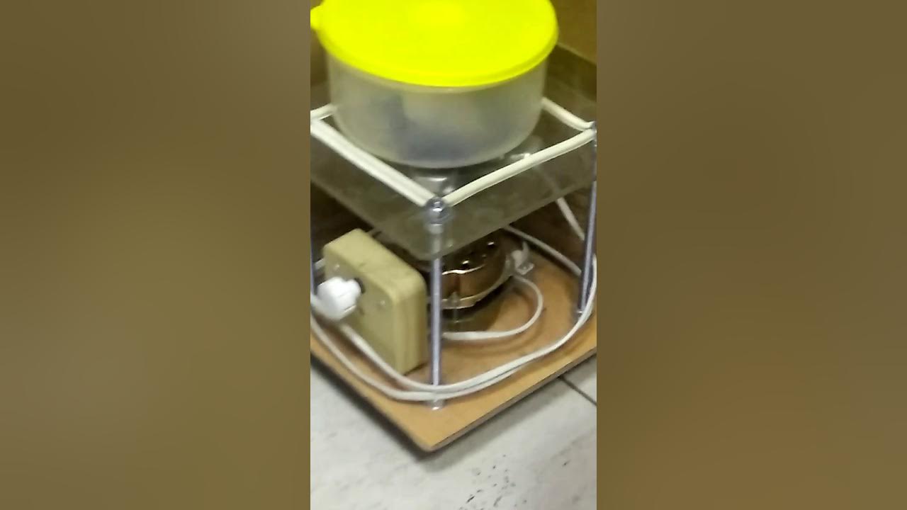 Магнитная галтовка своими руками!!! С мотором от напольного вентилятора ...
