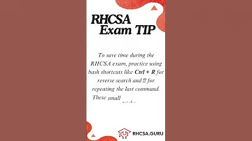 ✅ RHCSA Exam Tip: Save Time with Bash Shortcuts | Ctrl+R, !! & More