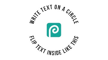 Write Text On A Circle - Photopea Tutorial Update