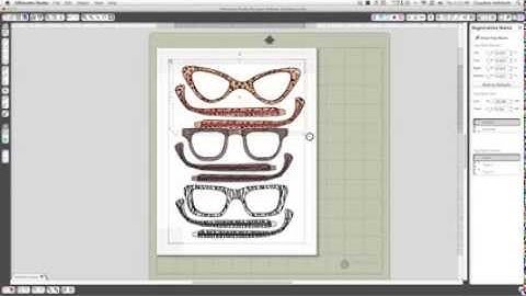 how to set up SVG files to print and cut on Silhouette Studio V2