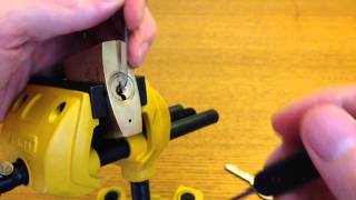 (19) lock picking: Tri-Circle 265 picked at home