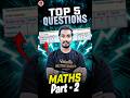 Class 10 Maths: Top 5 Maths Most Important Questions AP/TG | Rupesh Sir