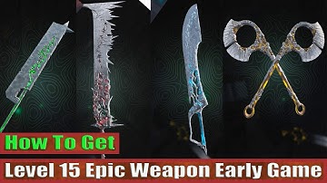 4 Secret Weapons and Overpower Early Game: Hell Is Us (Sword, Greatsword, Axe, Polearm)